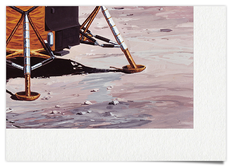Apollo Lunar Rover - Concept Art - Raumfahrt Kunstdruck