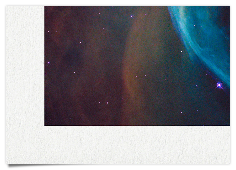 Bubble Nebula - Sternnebel - Astronomie Kunstdruck