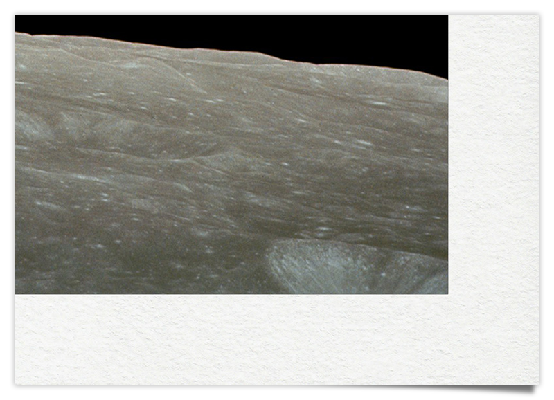 Earthrise - Aufgang der Erde - Raumfahrt Kunstdruck