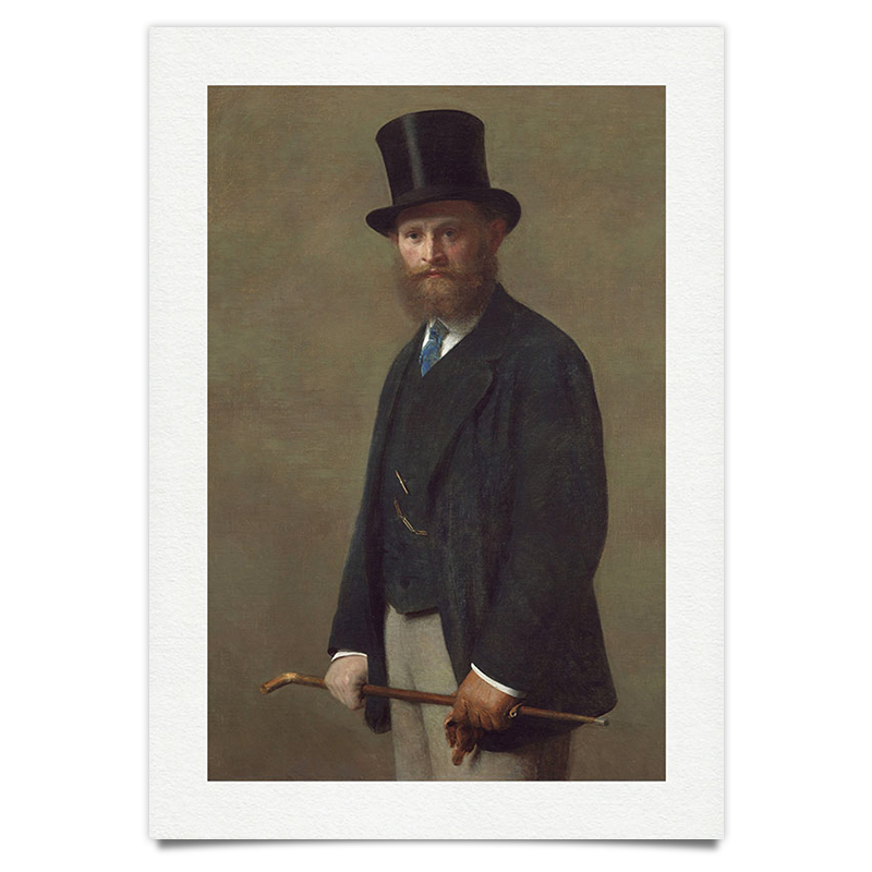 Édouard Manet Portrait - Ölgemälde Kunstdruck