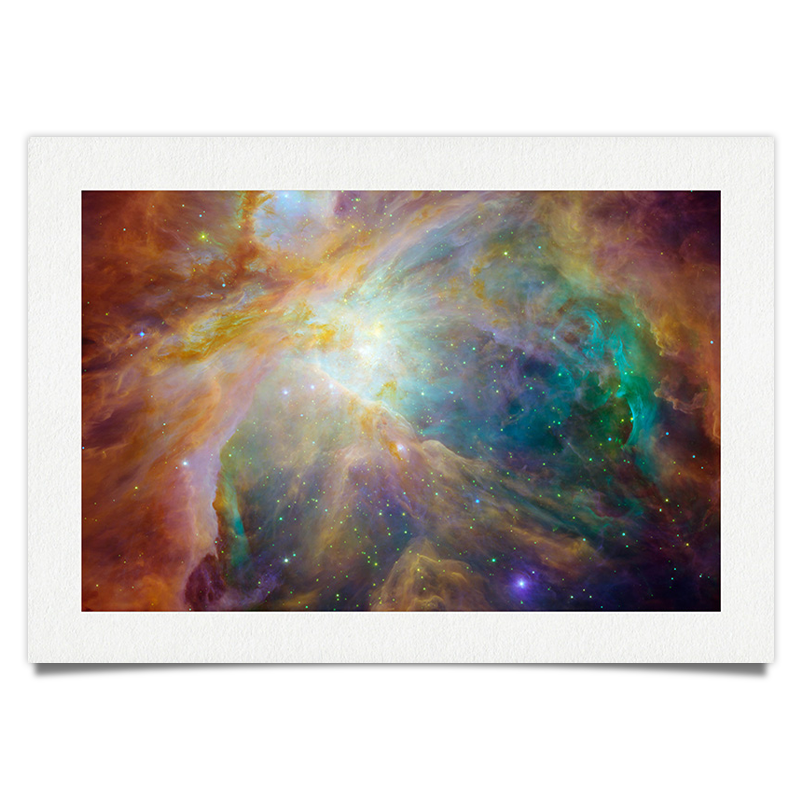 Herz des Orion Nebel - Astronomie Kunstdruck