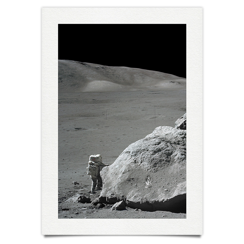 Apollo Mondlandung Expedition - Raumfahrt Kunstdruck