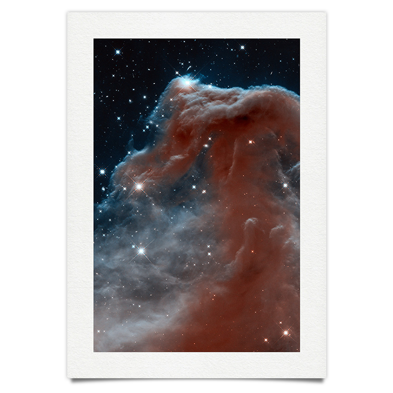 Pferdekopf Nebel - Hubble - Astronomie Kunstdruck