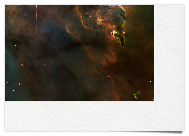 Säulen des Carina Nebel - Hubble - Astronomie Kunstdruck