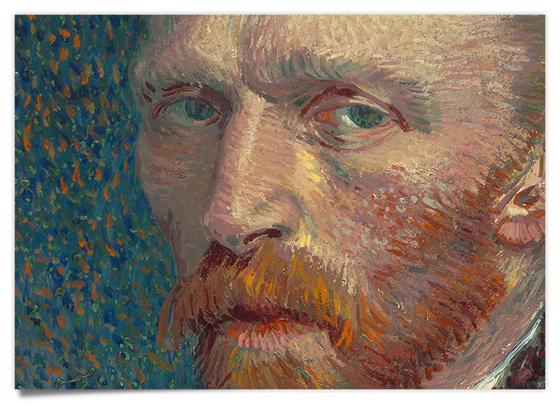 Van Gogh - Selbstportait Ölgemälde Kunstdruck
