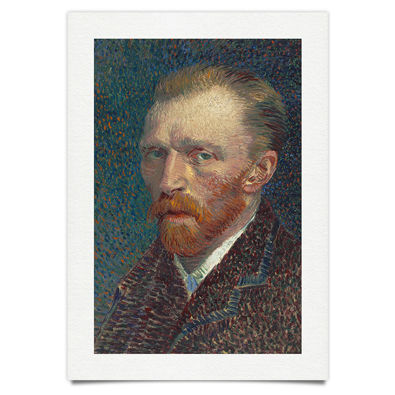 Van Gogh - Selbstportait Ölgemälde Kunstdruck